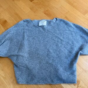 Abercrombie & Fitch Blue Crewneck Sweater
